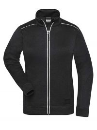 Schwarze Fleece Jacke Damen